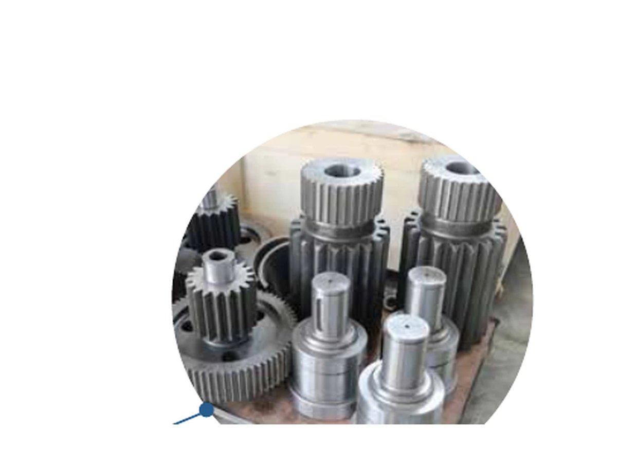 Gear shafts and precision gear components