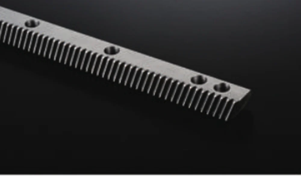 Helical rack and mating pinion context